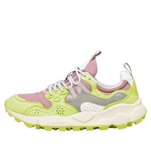 Scarpe Donna Flower Mountain YAMANO 3 Verdi Chiaro Rosa | ITPHNLR