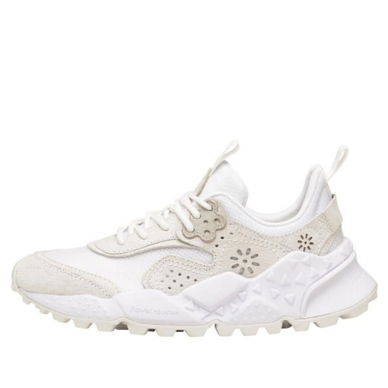 Scarpe Donna Flower Mountain KOTETSU Bianche | ITZLJCS